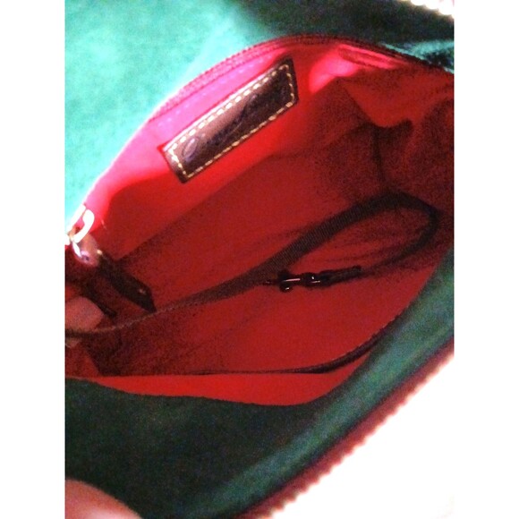 DOONEY & BOURKE MINI CHESTNUT FLORENTINE LEATHER CROSSBODY BAG EUC - Picture 8 of 10